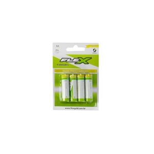 *PILHA AA ZINCO CARBONO FLEX CART 4