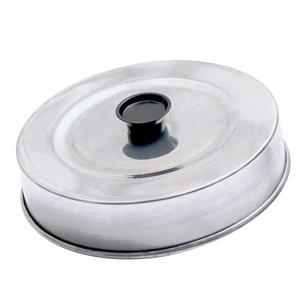 ABAFADOR HAMBURGER ALUMÍNIO 18CM S/SOLAPA LARES