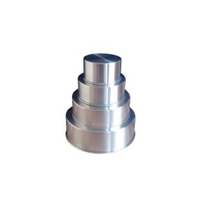 CJTO FORMA BOLO ALUM RED ALTA 4PCS FORMINHAS PEREI