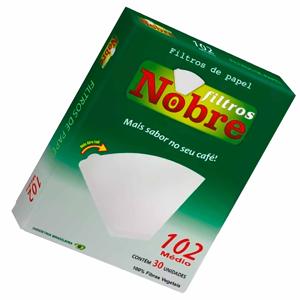 FILTRO CAFE DESCARTAVEL 102 C/20 NOBRE