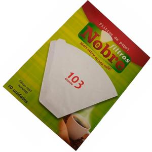FILTRO CAFE DESCARTAVEL 103 C/20 NOBRE
