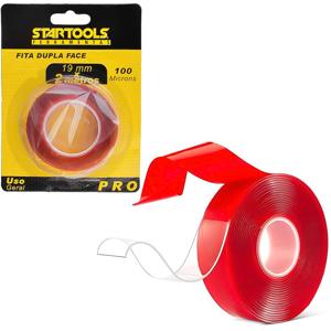 FITA ADESIVA DUPLA FACE ESPUMA 03M*18MM STARTOOLS - 128588