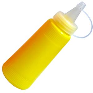 FRASCO MOSTARDA PLST 400ML AMAR C/TAMPA TRANSP