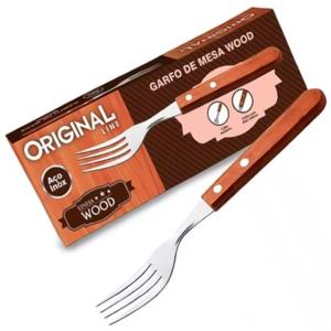 GARFO MESA INOX WOOD CB MAD SL0601 ORIGINAL M 12