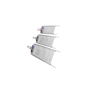 GRELHA CHURRASCO DUPLA CONCAVA 02 65,5CM*18,5CM
