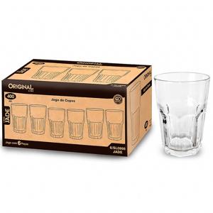 COPO VIDRO JADE 400ML M6 ORIGINAL