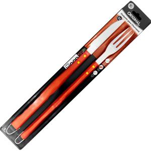 KIT CHURRASCO 01GARFO/01FACA WOOD SL0458 ORIG