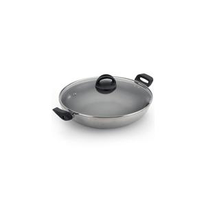 PAN WOK AA ANTIADERENTE 28CM C/TP VIDRO NACIONAL