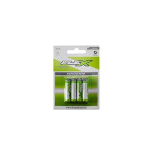 PILHA AAA ALCALINA FLEX CART 4