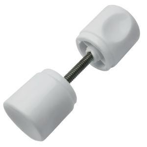 PUXADOR BOX PLST ABS REDONDO CR PT 06