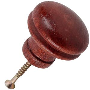 PUXADOR MOVEIS BOLA INTEIRIÇA MOGNO GD PT 10