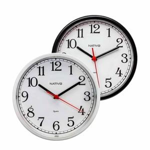 RELOGIO PAREDE RED 24CM LISO MISTO 51458-8