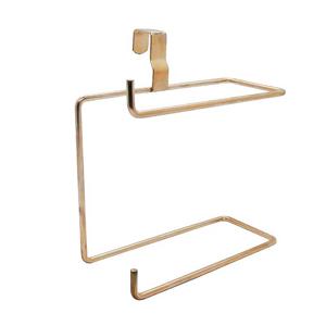 SUPORTE P/ PAPEL HIGIENICO DUPLO DOURADO