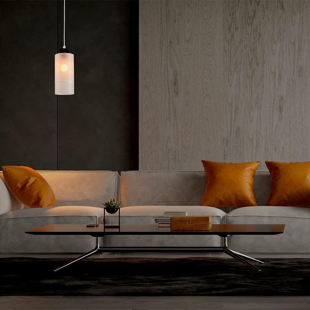 Luminaria Pendente Primus Alba 1xE27 Preto Avant eletromac