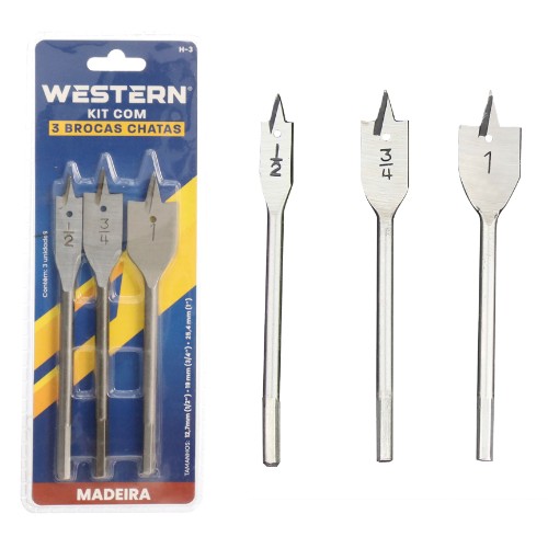 Brocas chatas jg 3pc