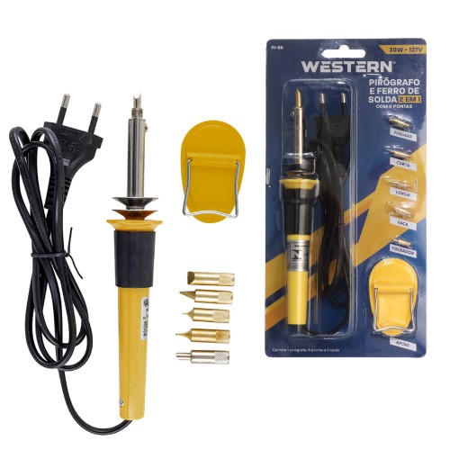 Pirografo ferro solda 30w 127v