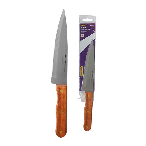 Faca peixeira cb md mogno 6"