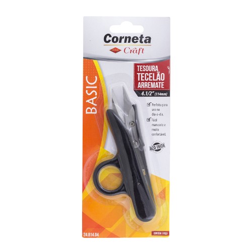 Tesoura basic tecelao 4 1/2'