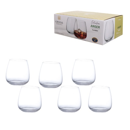 Copo bx cri anas 400ml 6pc