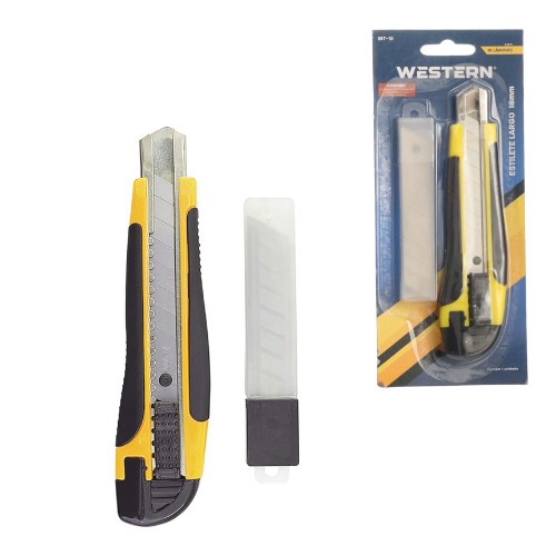 Estilete largo 10 lam 18mm