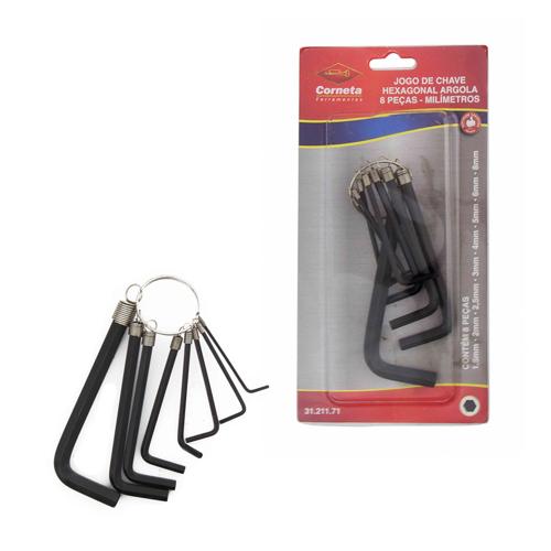 Chave allen argola 1.5-8 8pc