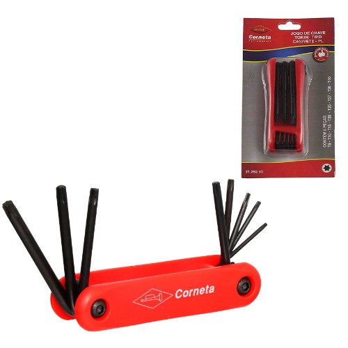 Torx canivete pl t9-t40 jg 8pc