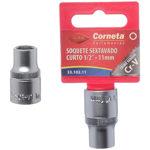 Soquete sextavado crt 1/2 11mm