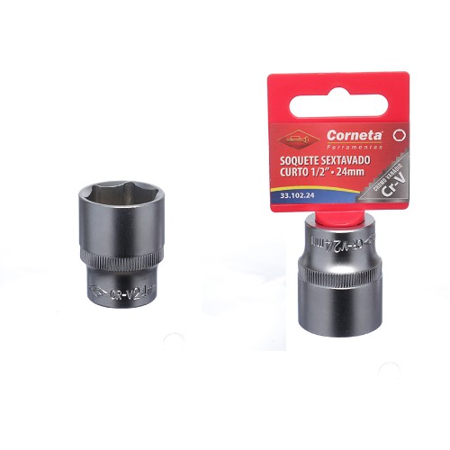 Soquete sextavado crt 1/2 24mm