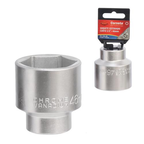 Soquete sextavado crt 3/4 46mm