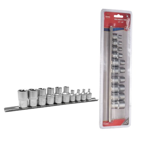 Soquete e-torx jg 10pc