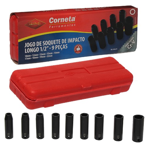 Jg soquete impacto lg 1/2 9pcs