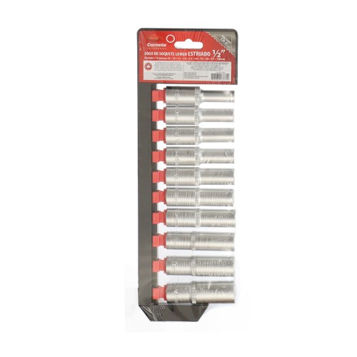Soquete longo estr 1/2 jg 10pc