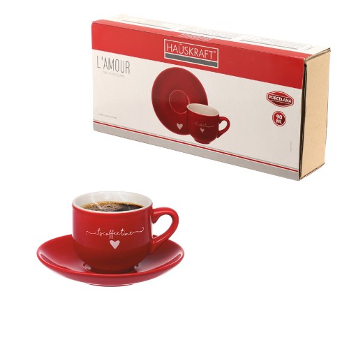 Xicara cafe p lamour vm 90ml6p