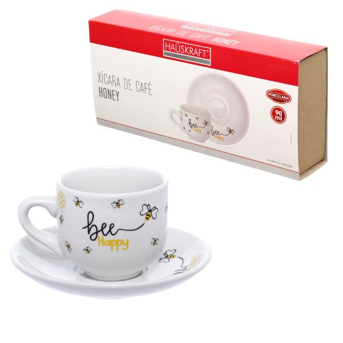 Xicara cafe p honey 90ml 6pc