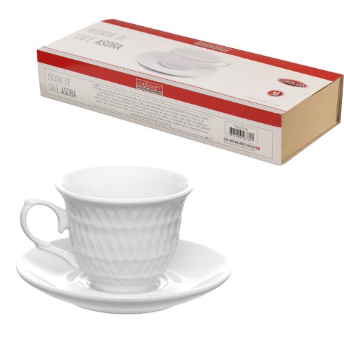 Xicara cafe p asdra br 80ml 6p