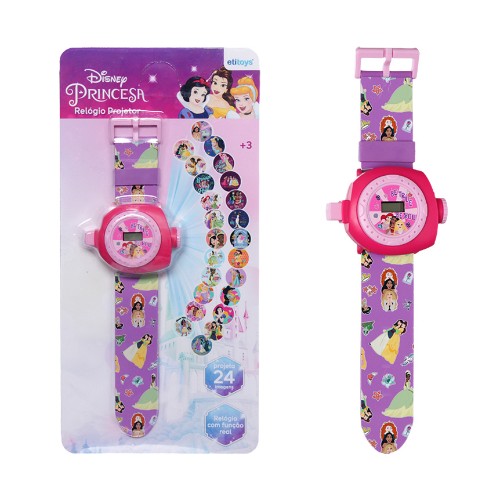 Relogio projetor princesas