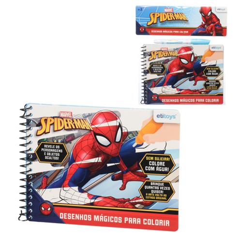 Livro magico colorir spider