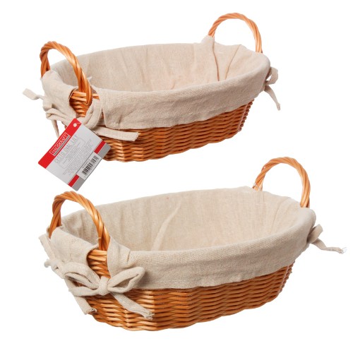 Cesto oval forro lily 30x21cm
