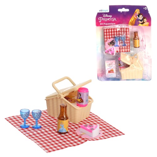 Kit mini picnic princesas 8pc