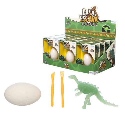Cava escava dinossauro display