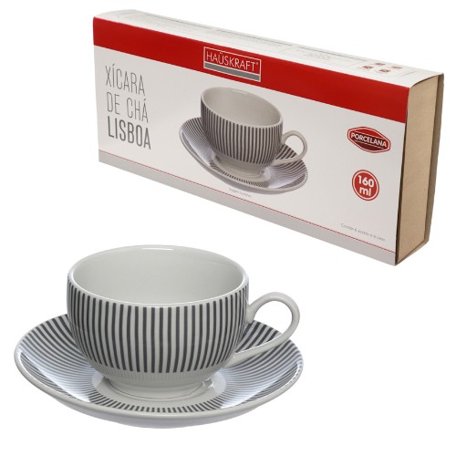 Xicara cha p lisboa 160ml 6pc