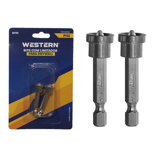 Bits drywall ph2 limitador 2pc