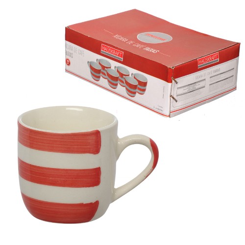 Xicara cafe faixas rs 90ml 6pc