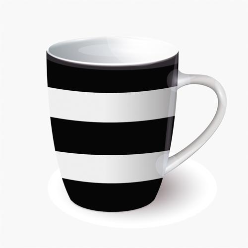 Caneca faixas pt 300ml