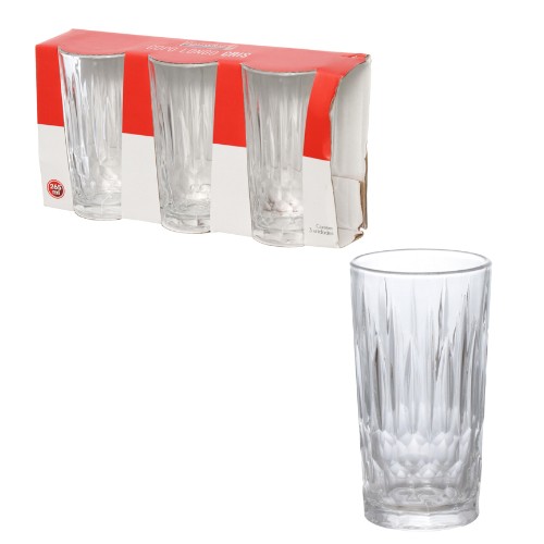 Copo ld vdo cris 265ml 3pc