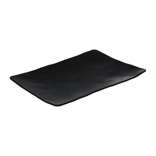Prato sushi ret pt 20x14cm