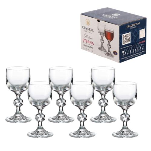 Taca licor klaudie 50ml 6pc