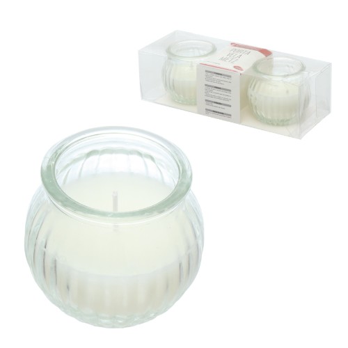 Porta vela metz 6.5cm 2pc
