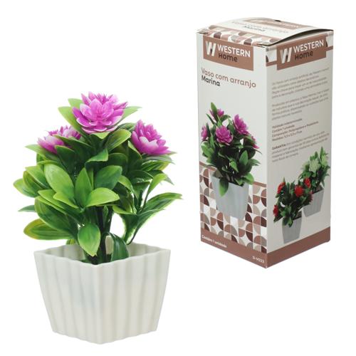 Vaso arranjo artf marina 14cm