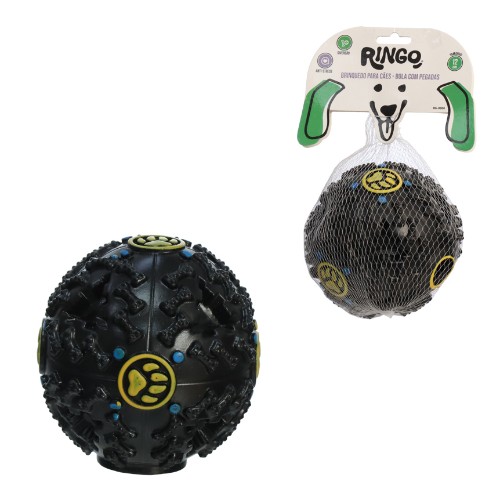 Brinq cao bola pegada 12cm